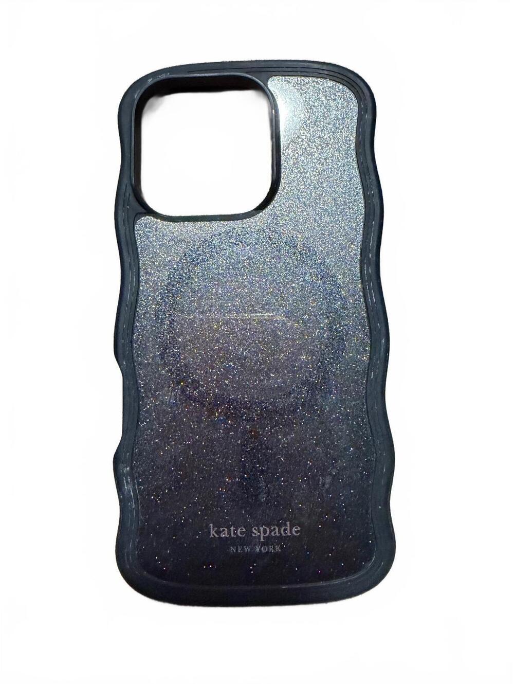 IPhone 16 Pro Kate Spade New York Glitter Black Protective iPhone Case MagSafe